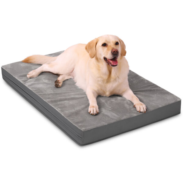Flannel & PVC Double-Sided Dog Bed