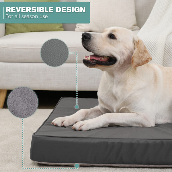 Flannel & PVC Double-Sided Dog Bed - Image 8