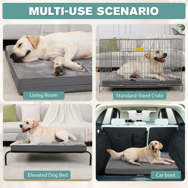 Flannel & PVC Double-Sided Dog Bed - Image 9