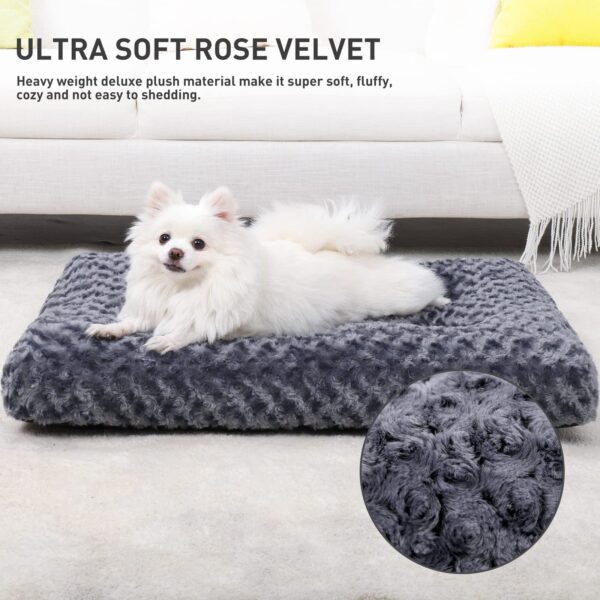 Rose Velvet Dog Mat Pet Bed - Image 2
