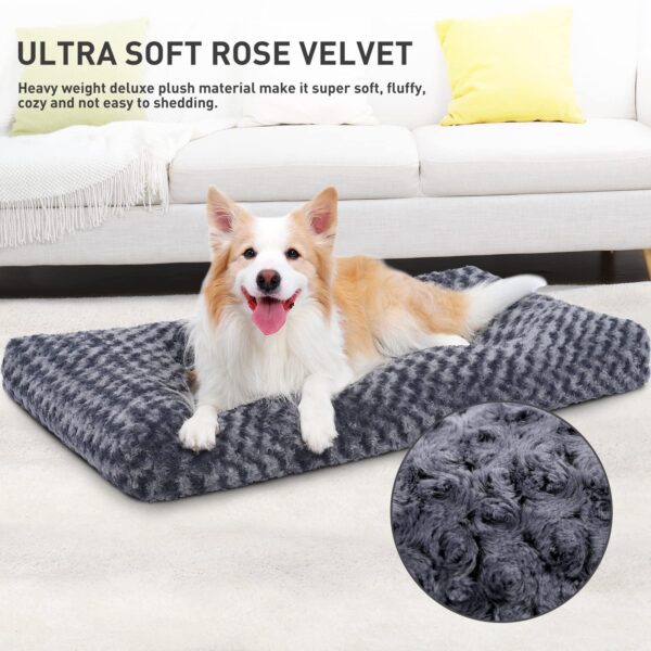 Rose Velvet Dog Mat Pet Bed - Image 3